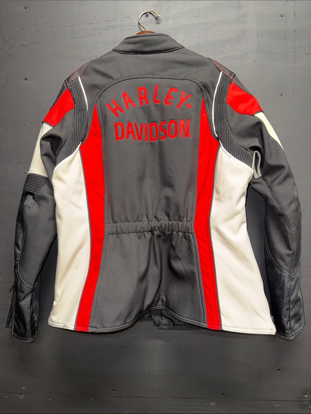 Harley-Davidson Black, Red & Cream Performance Riding Jacket - Picture 6 of 6